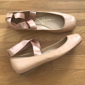 Jessica Simpson Elastic Strap Ballerina Flats